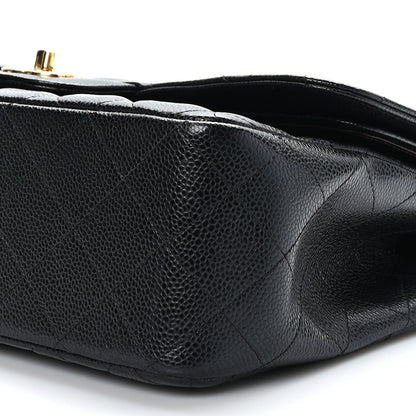 Chanel Caviar Quilted Jumbo Double Flap Black 10 of 10
