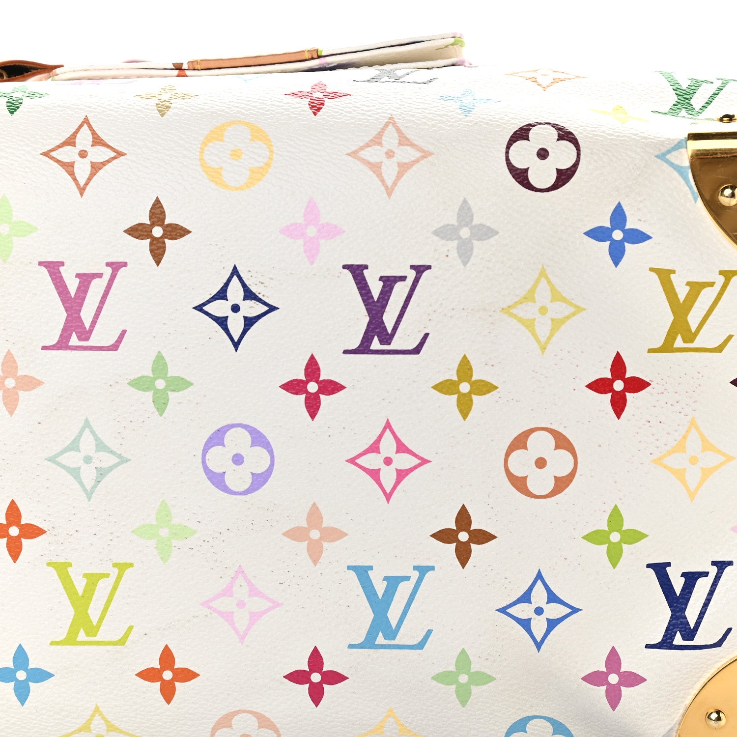 Louis Vuitton Monogram Multicolor Speedy 30 White 9 of 10