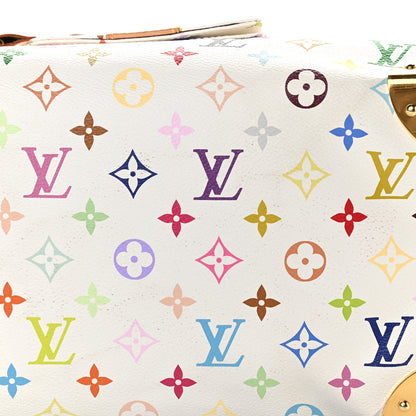 Louis Vuitton Monogram Multicolor Speedy 30 White 9 of 10