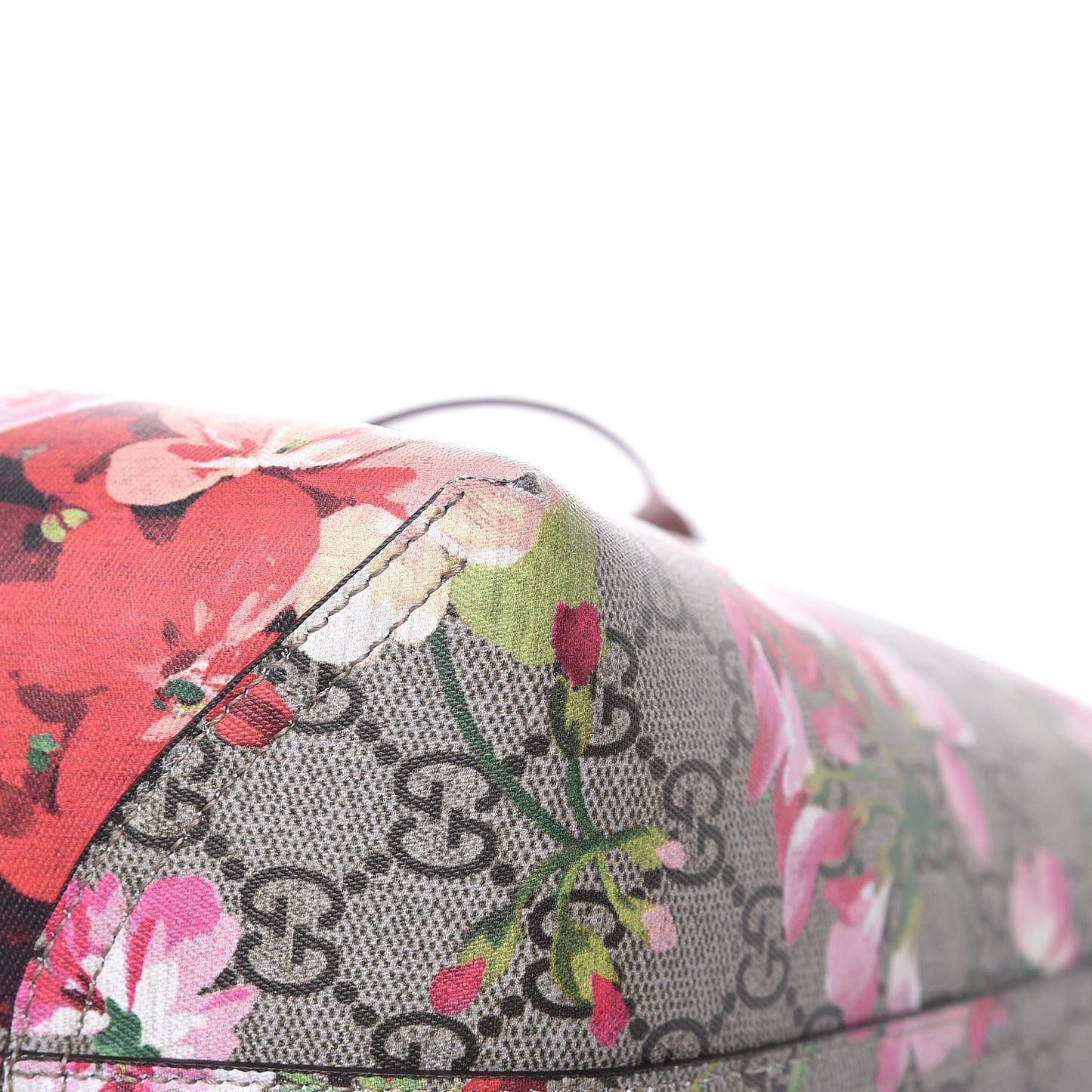 GG Supreme Monogram Blooms Large Reversible Tote Beige Multicolor Dry Rose