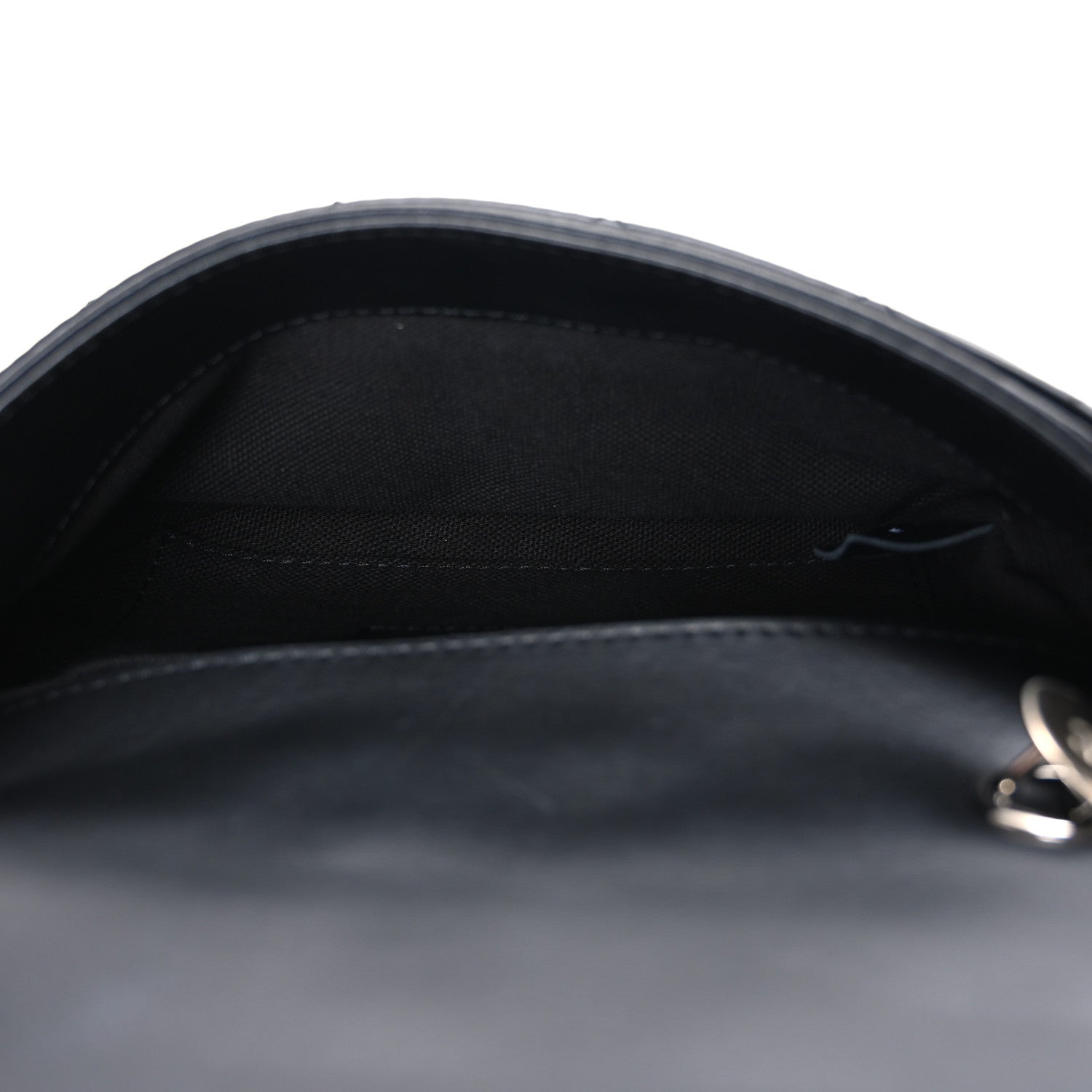Chanel Calfskin Quilted CC Uniform Flap Belt Bag Black 5 of 11