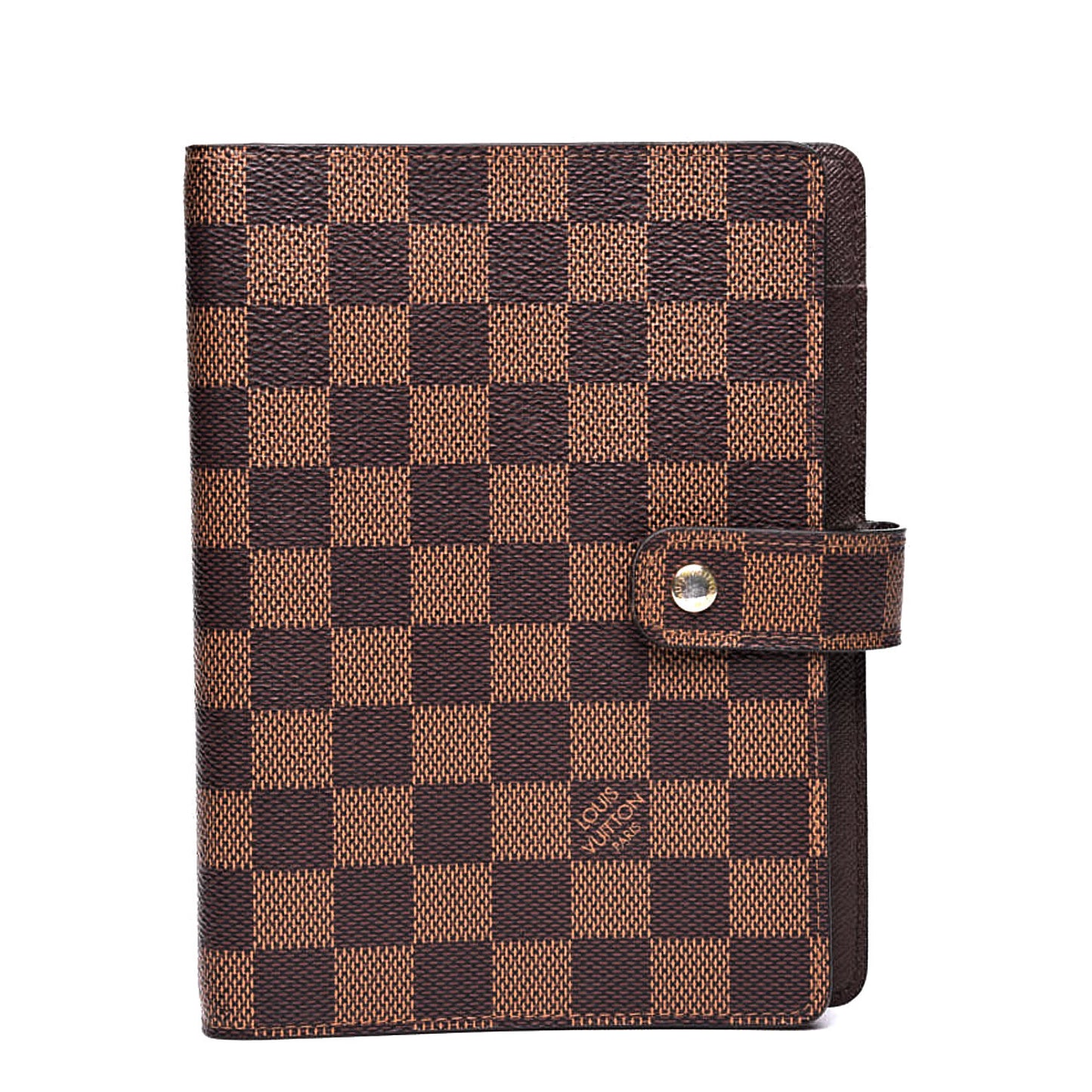Damier Ebene Medium Ring Agenda Cover