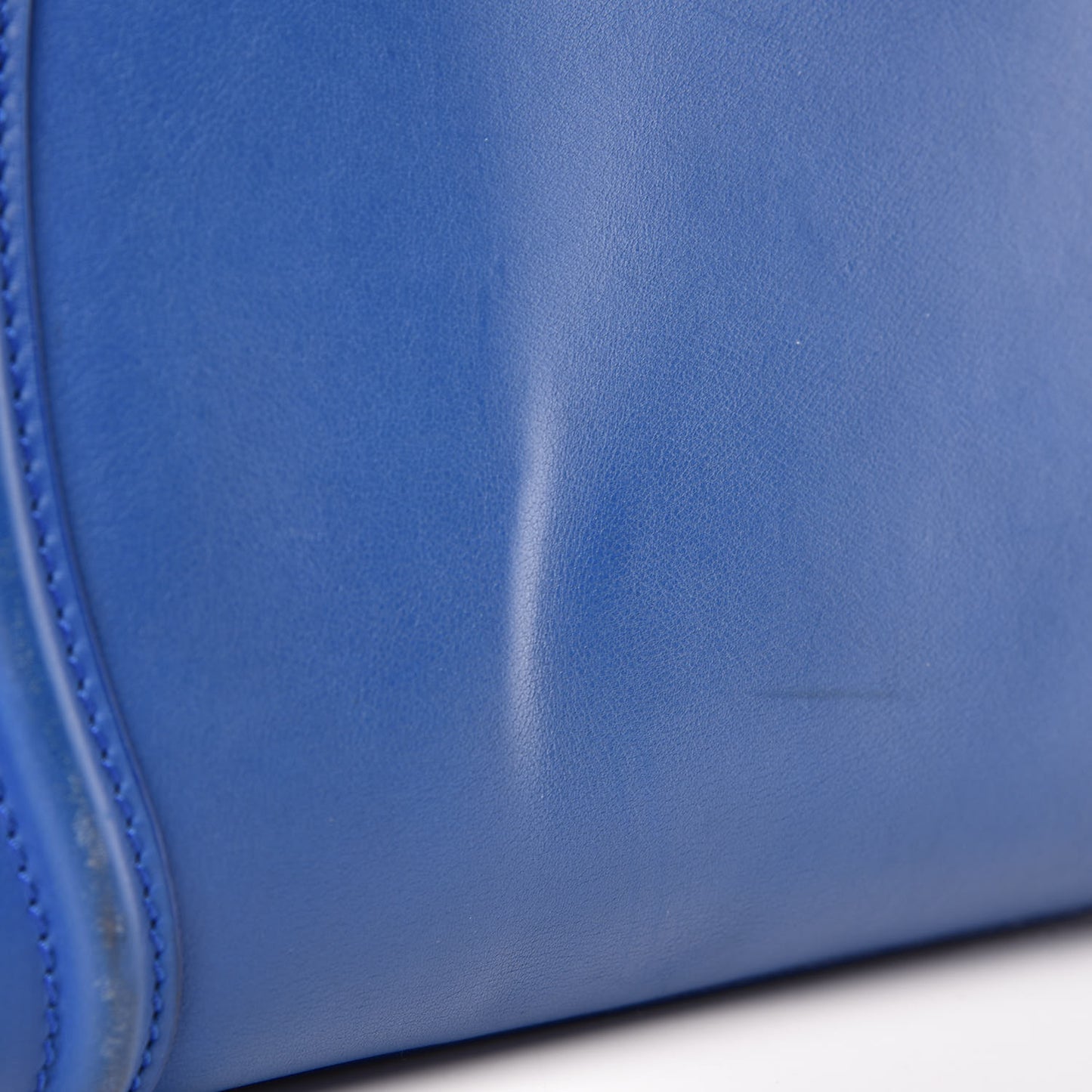 Smooth Calfskin Mini Luggage Royal Blue
