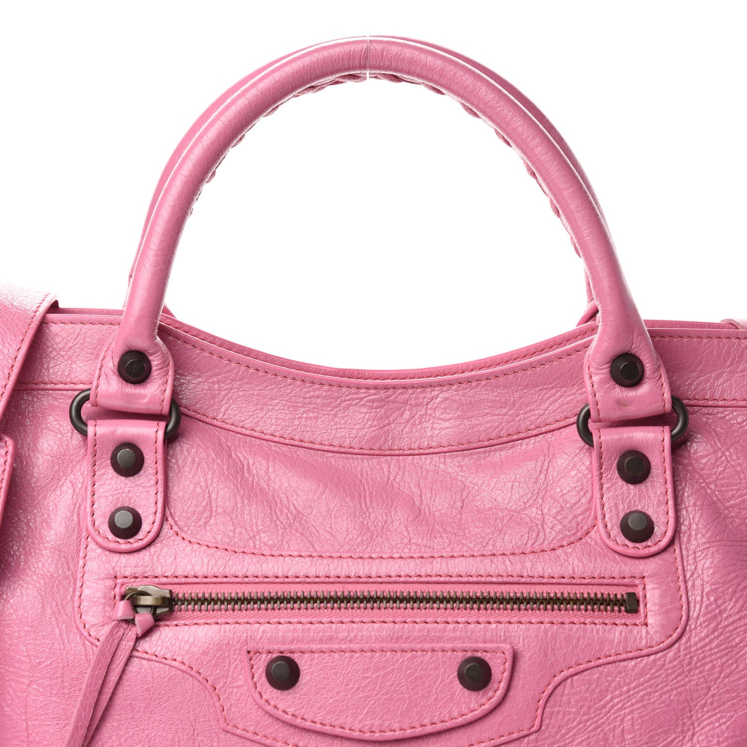 Balenciaga Agneau Classic Hardware City Rose Guimauve 10 of 10
