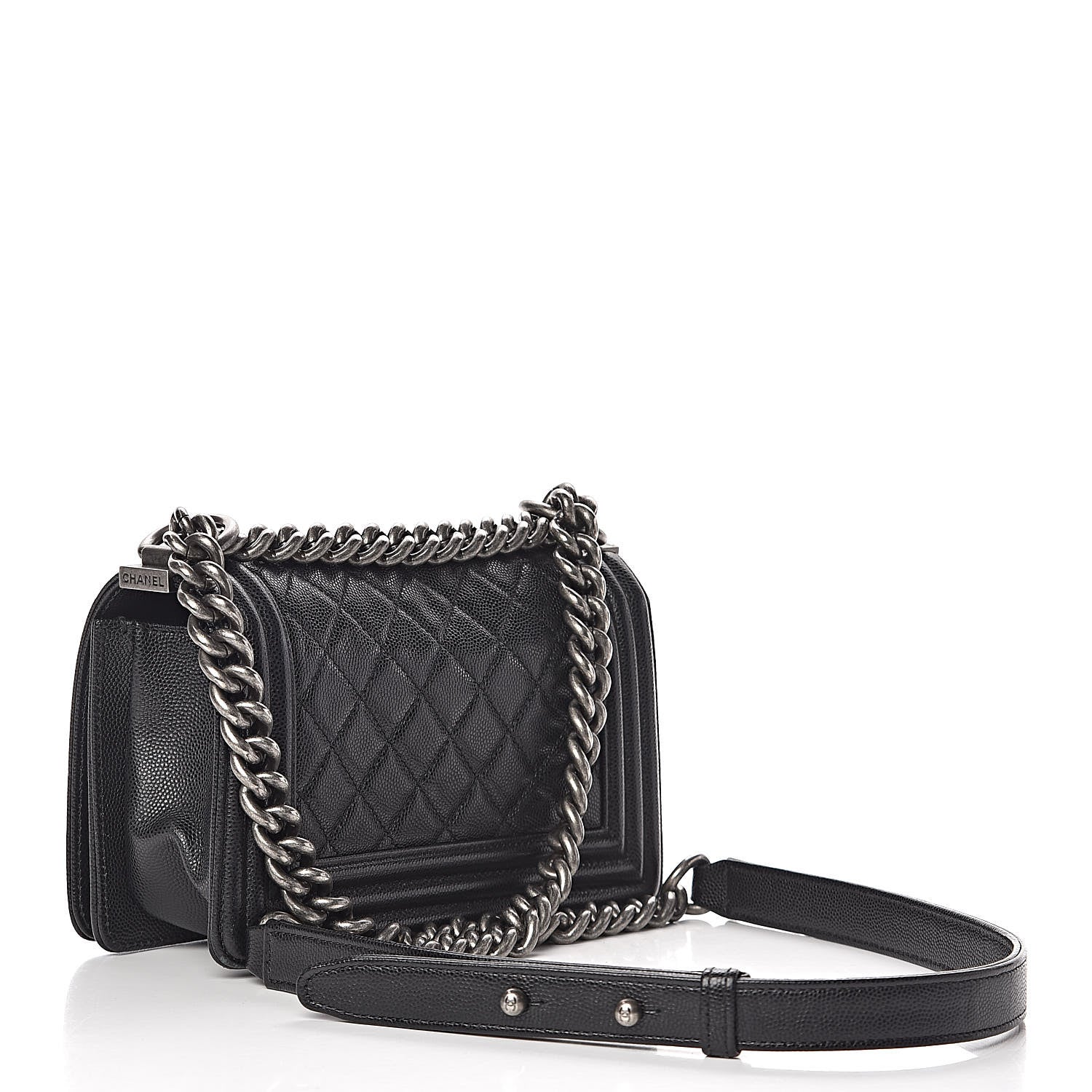 Chanel Caviar Quilted Small Boy Flap Black 3 of 11
