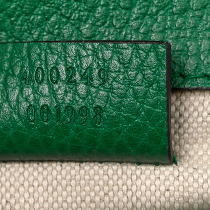 Gucci Pebbled Calfskin Small Dionysus Shoulder Bag Emerald 7 of 13