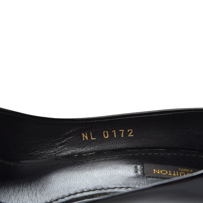 Louis Vuitton Patent Oh Really Peep Toe Pumps 36.5 Black 10 of 12