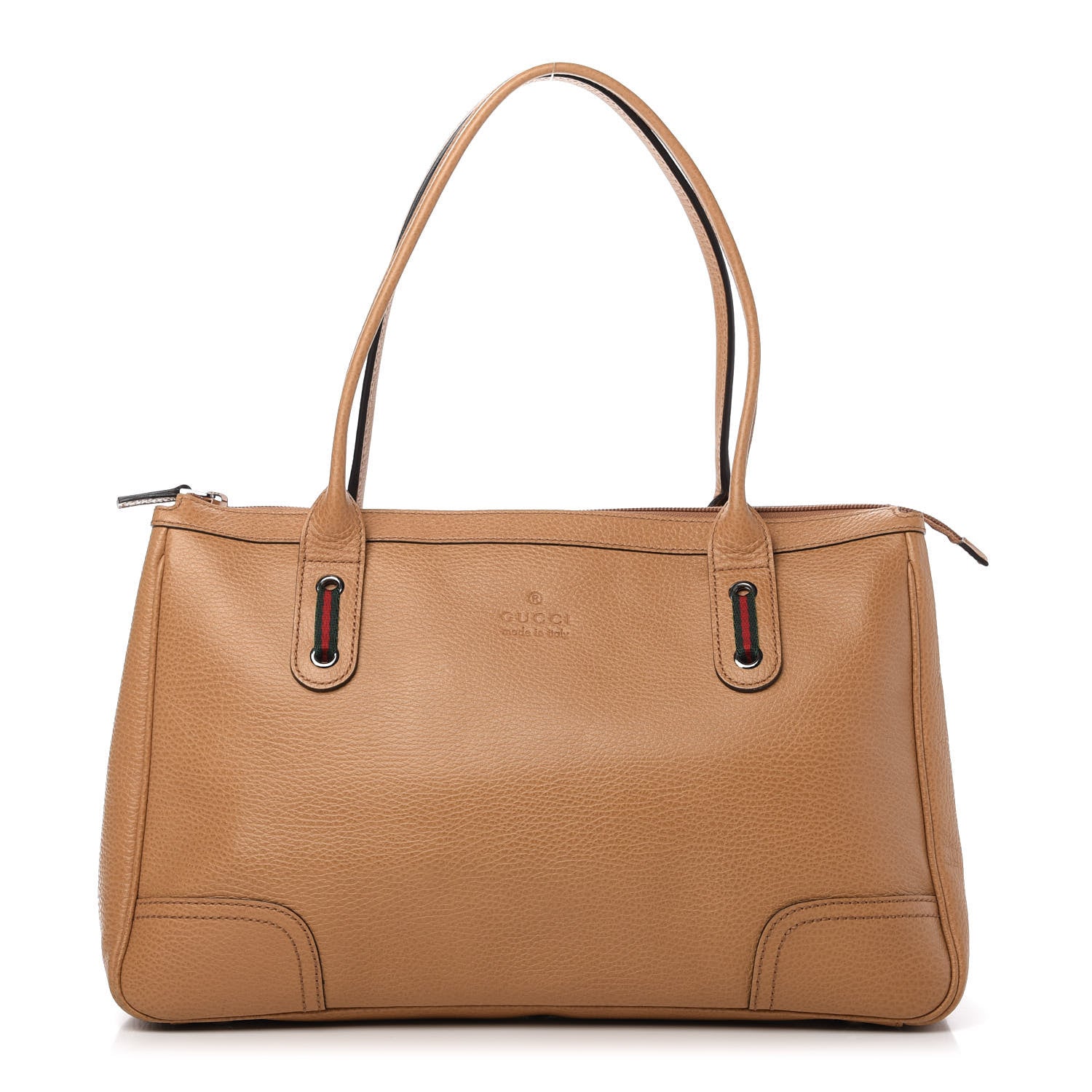 Gucci Pebbled Calfskin Medium Princy Tote Beige 1 of 10