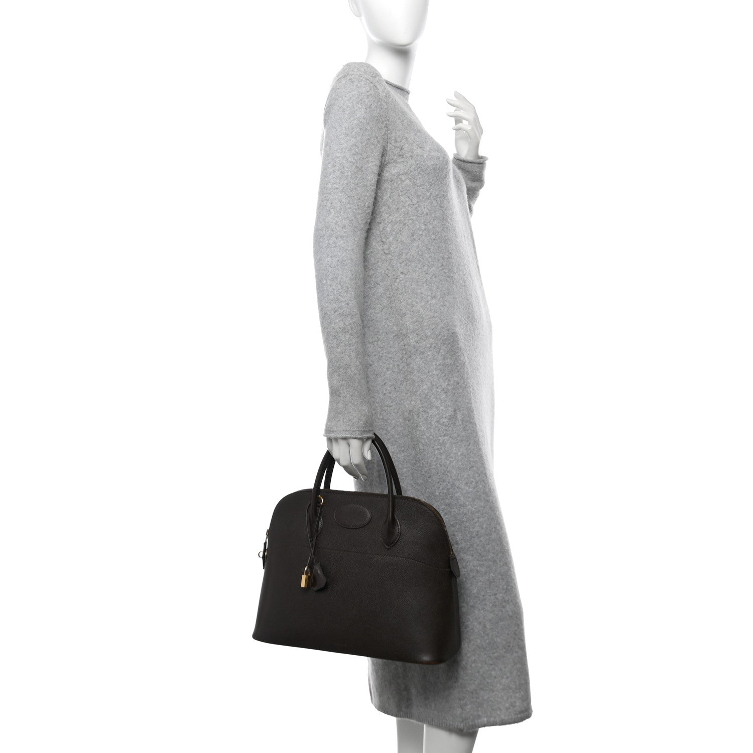 Hermes Courchevel Bolide 35 Chocolate 2 of 12