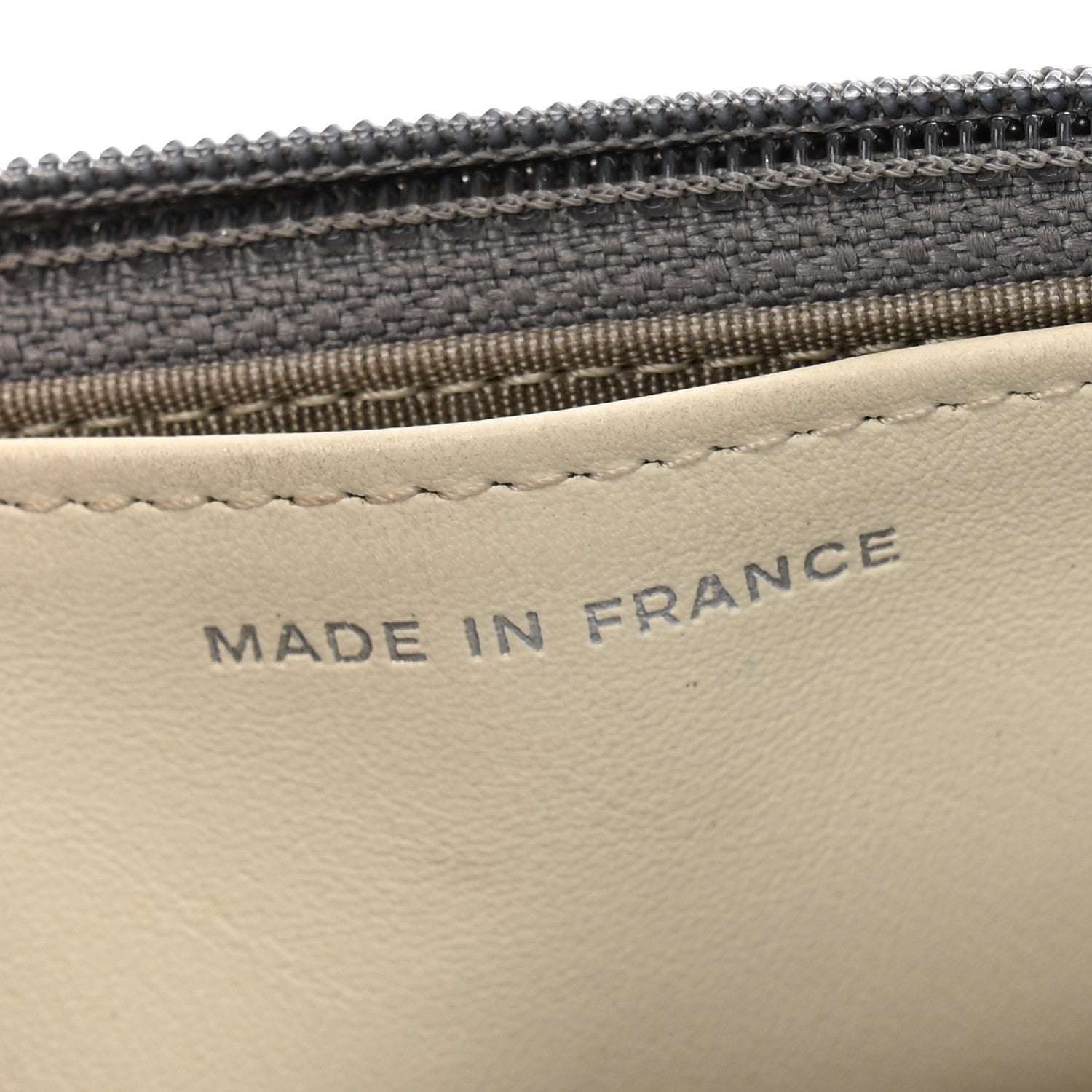 Chanel Metallic Aged Calfskin Quilted Wallet on Chain WOC Silver 7 of 14