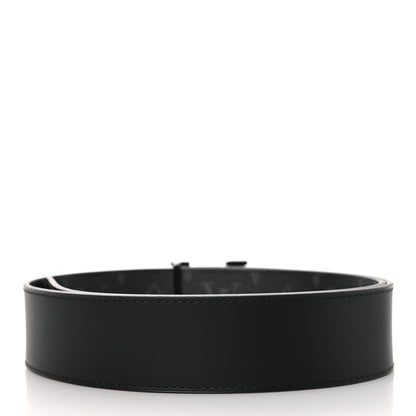 Louis Vuitton Monogram Eclipse Taigarama 40mm LV Initiales Reversible Belt 85 34 Black 4 of 8