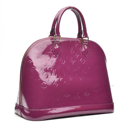 Louis Vuitton Vernis Alma MM Amethyste 3 of 8