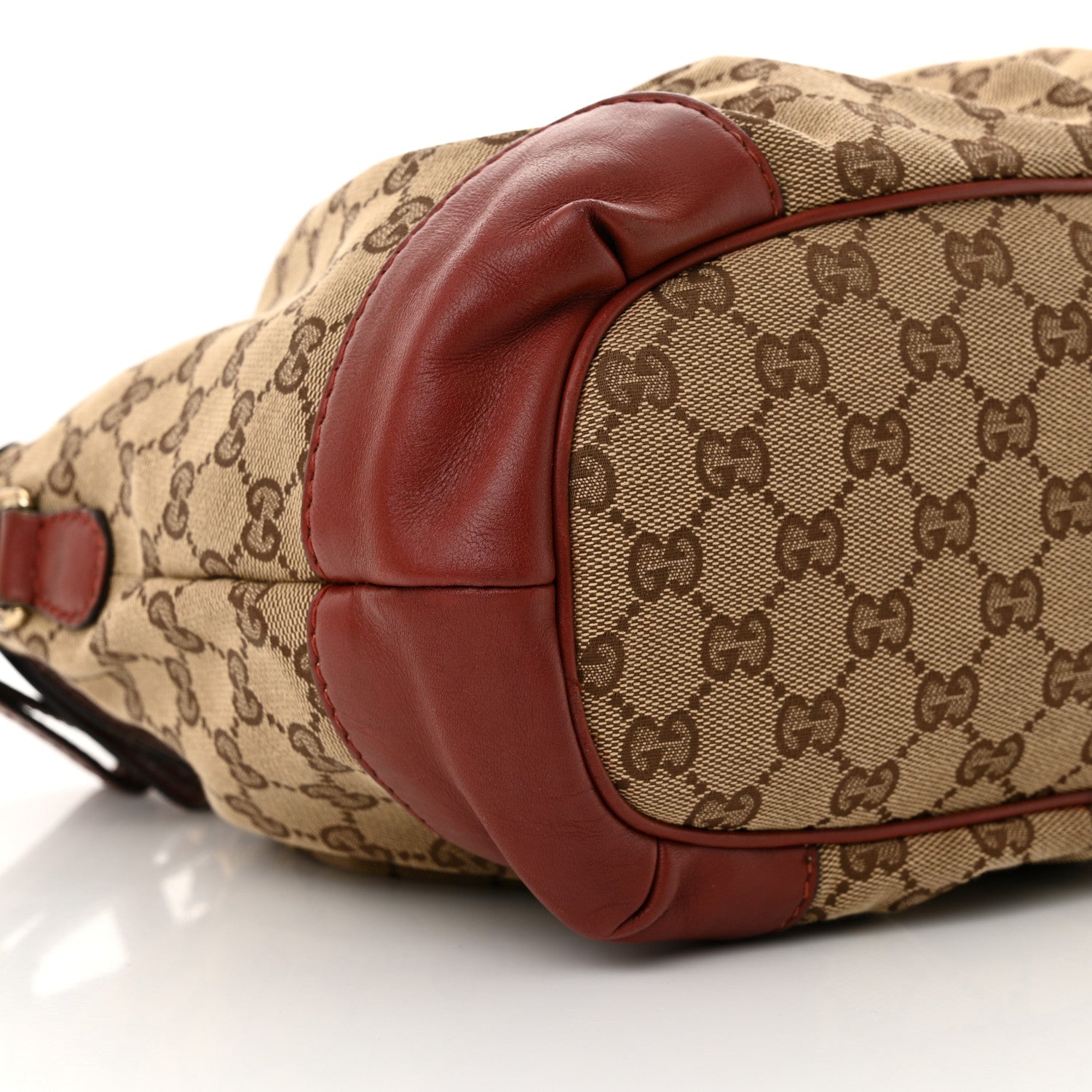 Gucci Monogram Medium Sukey Top Handle Dark Red 9 of 19