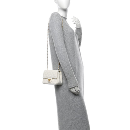 Chanel Lambskin Quilted Mini Pearl Crush Flap White 2 of 11