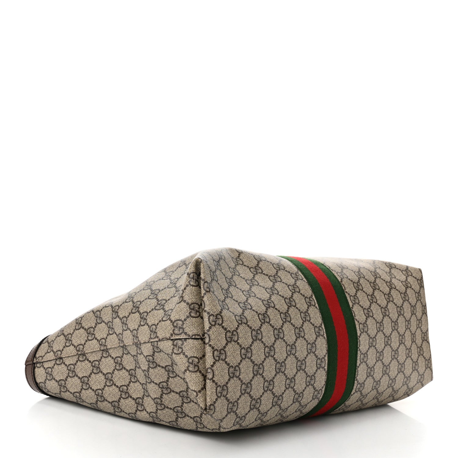 Gucci GG Supreme Monogram Medium Ophidia Shopping Tote Brown 4 of 10