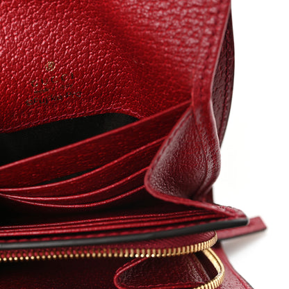 Gucci X DORAEMON Mini Vintage GG Supreme Monogram Card Case Wallet Beige Cherry Red 6 of 6