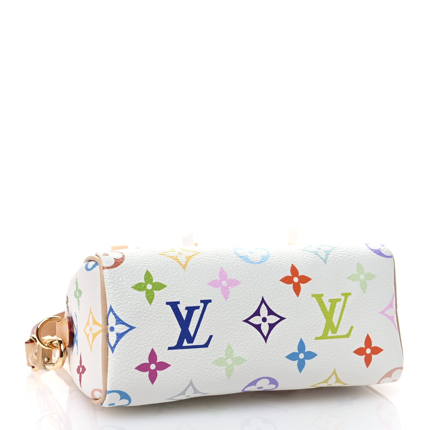 Louis Vuitton X Murakami Monogram Multicolor Nano Speedy White 4 of 7