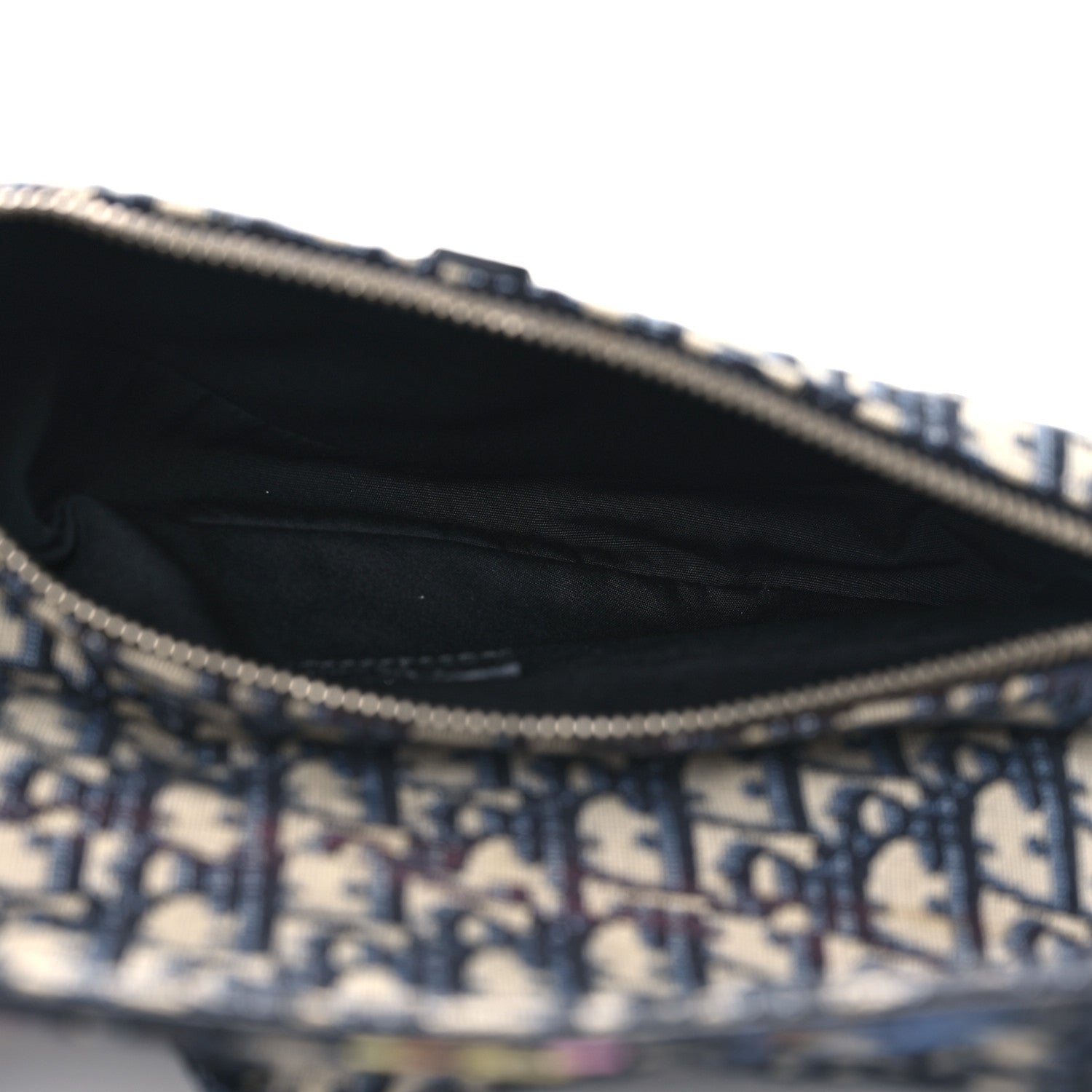 Christian Dior X ALEX FOXOTN Oblique Floral Print Mens Saddle Bag Blue Multicolor 5 of 15