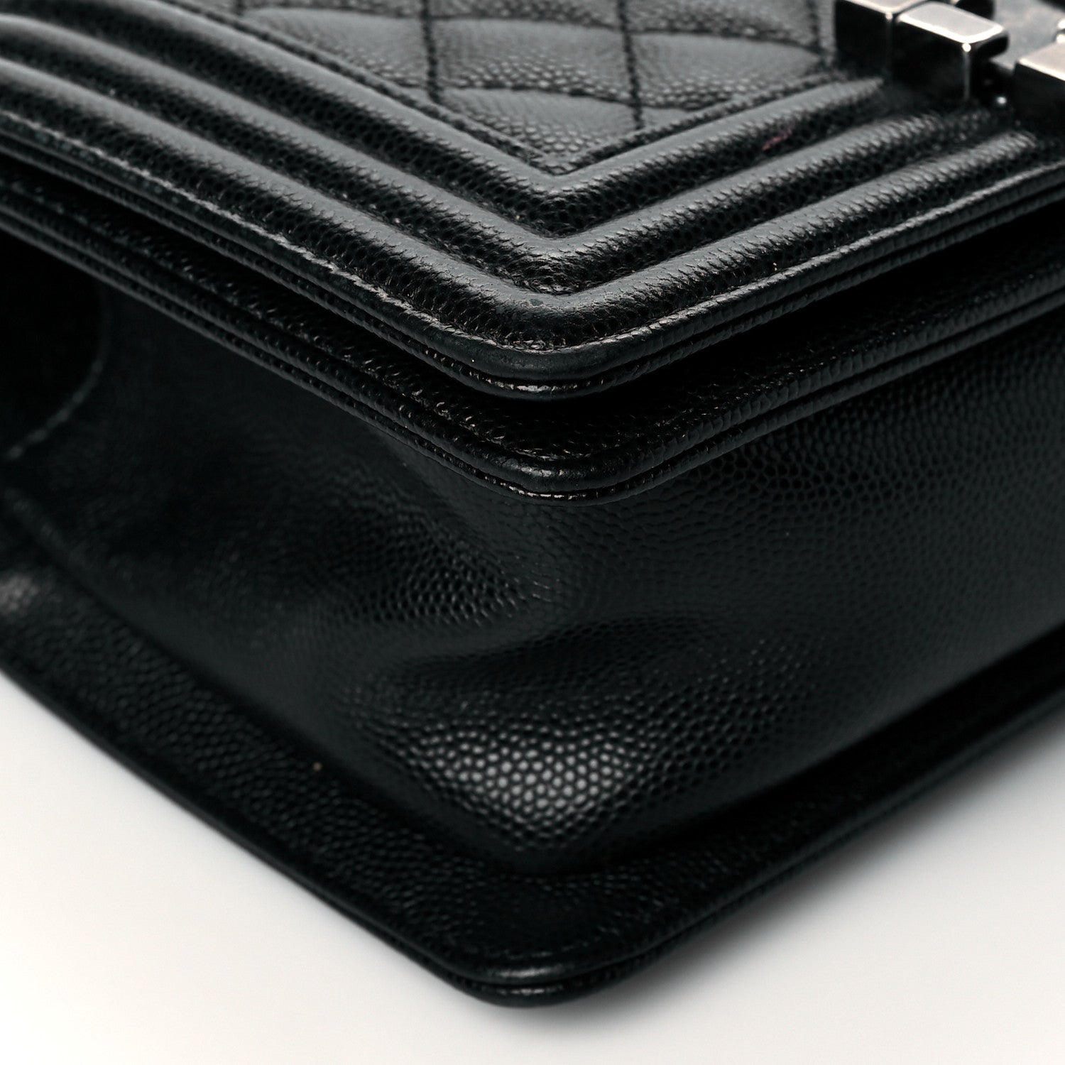 Chanel Caviar Quilted Small Boy Flap Black 8 of 10