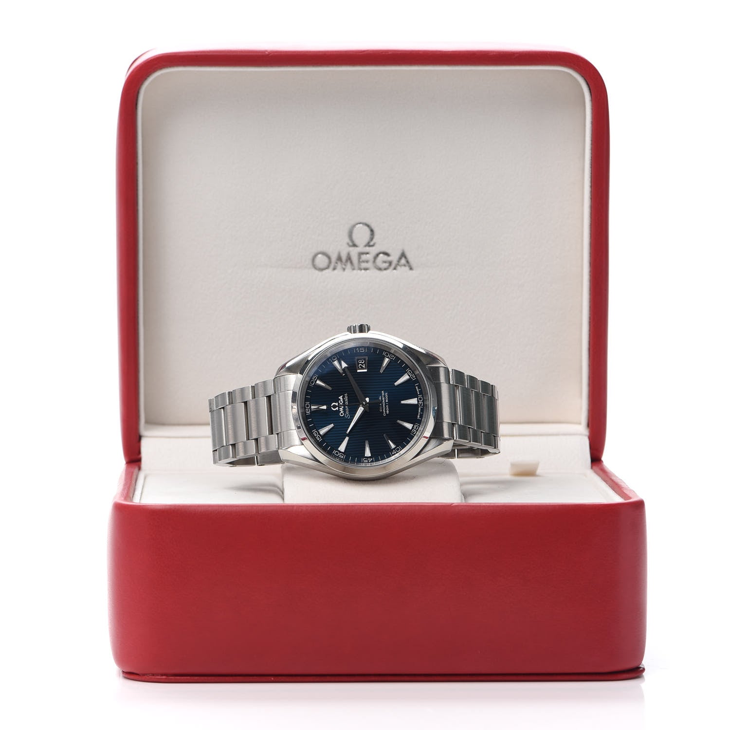 Omega Stainless Steel 41mm Seamaster Aqua Terra Co-Axial Chronometer Automatic Watch Blue 231.10.42.21.03.001 6 of 6