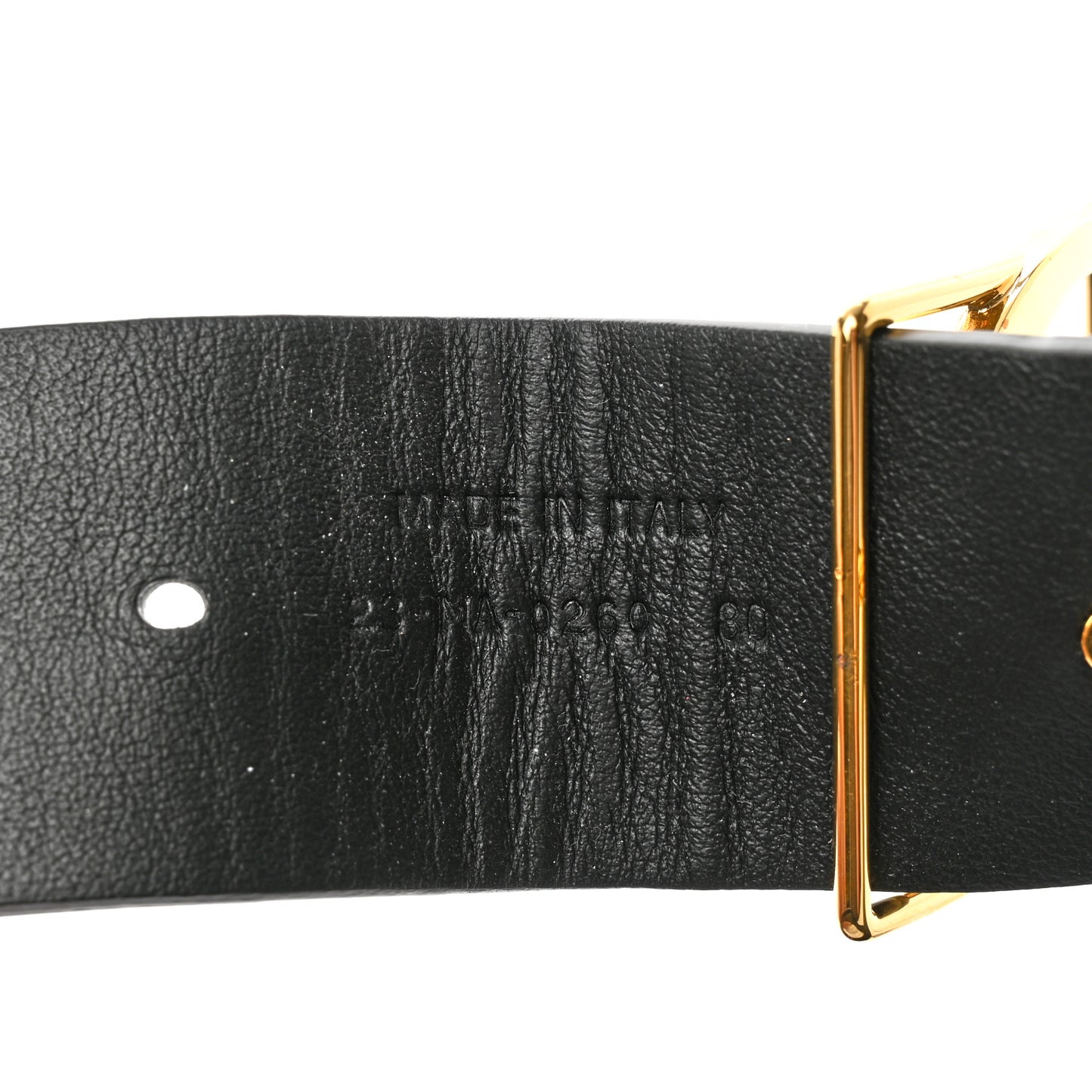 Calfskin 30 Montaigne Belt 80 32 Black