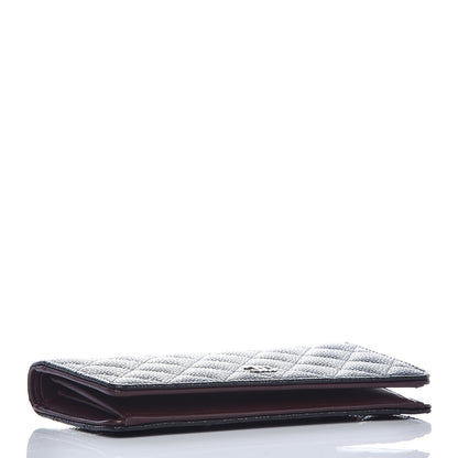 Chanel Caviar Quilted Yen Wallet Black 4 of 10
