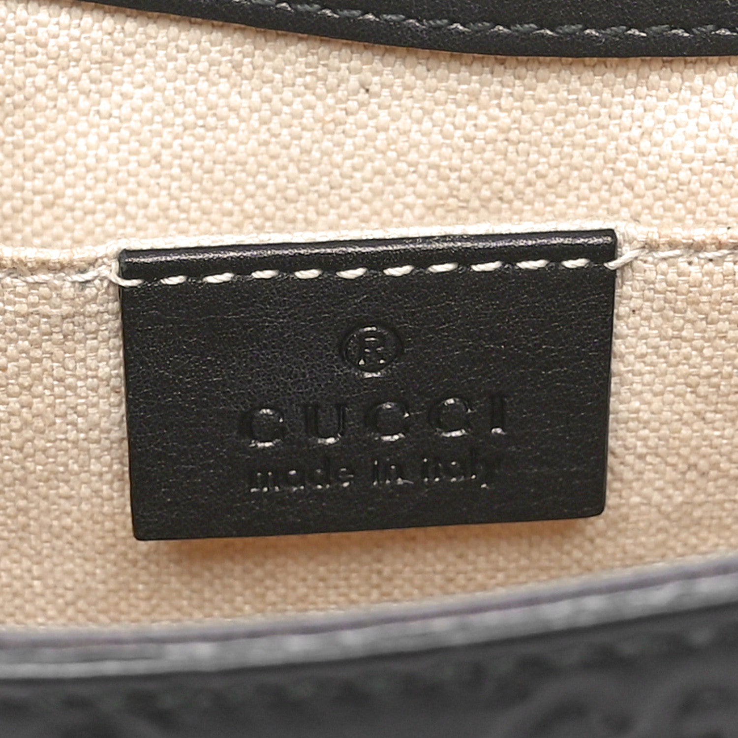 Gucci Guccissima Medium Emily Chain Shoulder Bag Black 6 of 11