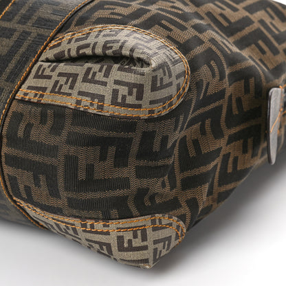 Fendi Zucca Zucchino Spalmati Large B Mix Tote Tobacco 7 of 10