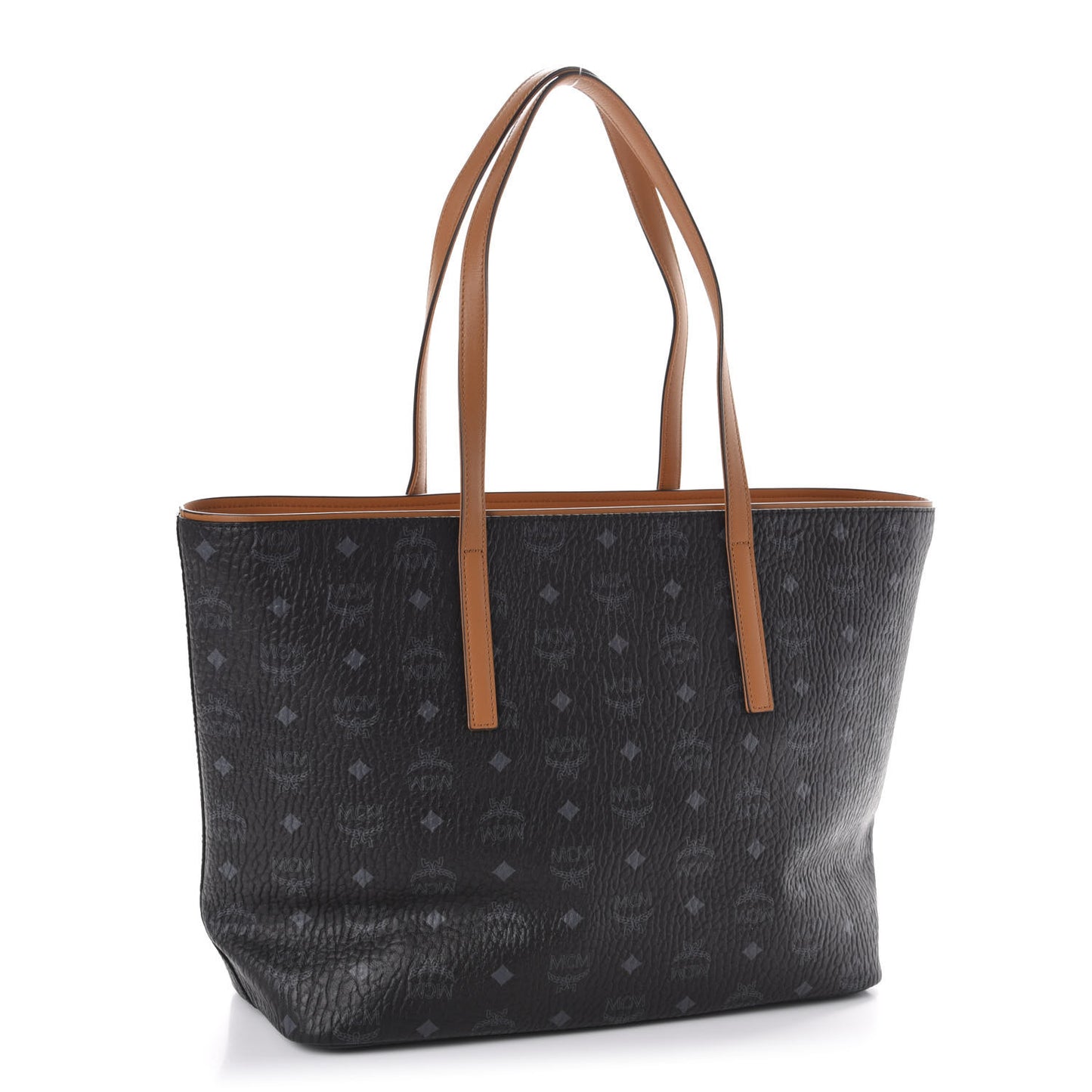 Visetos Medium Anya Shopper Tote Black