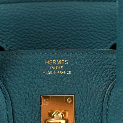 Hermes Togo Birkin 25 Colvert 6 of 13