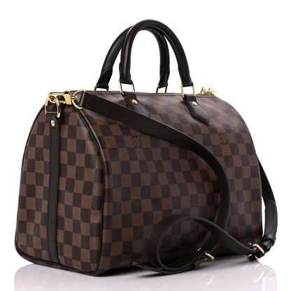 Louis Vuitton Damier Ebene Speedy Bandouliere 30 3 of 11