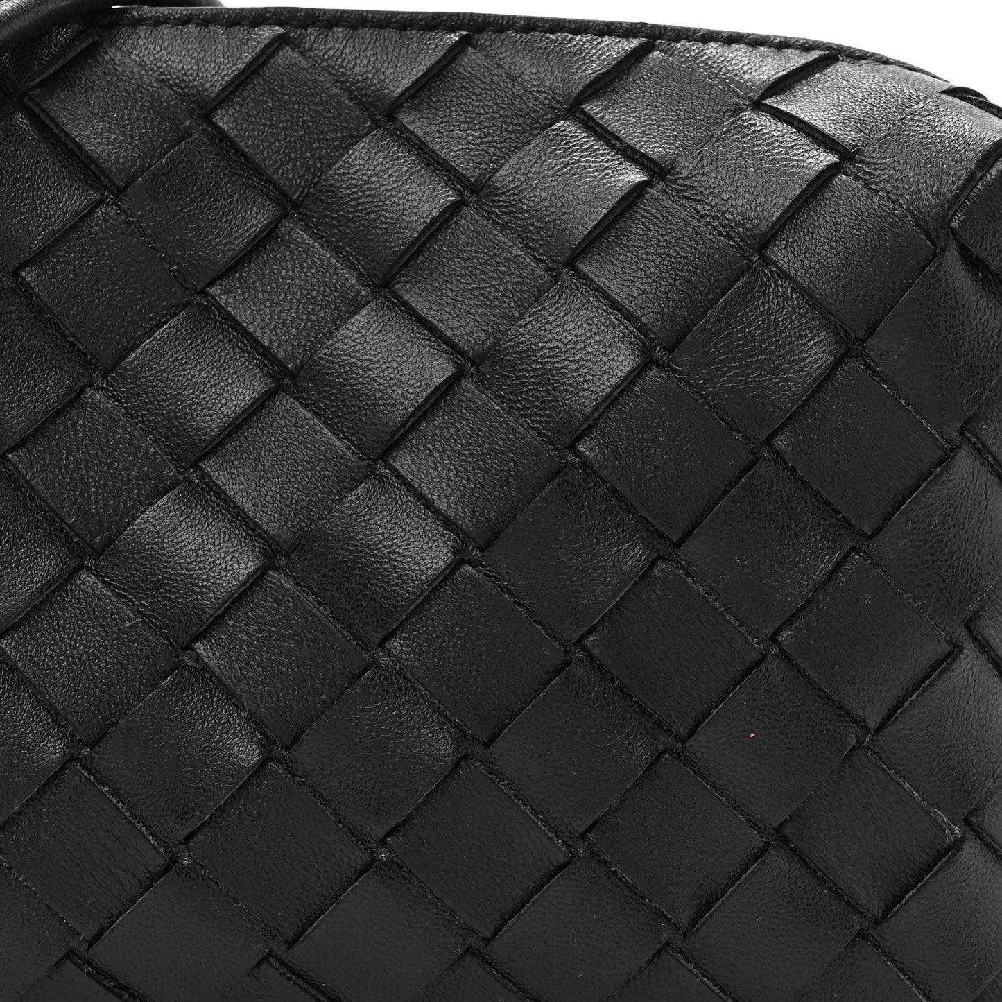 Nappa Intrecciato Mini Loop Camera Bag Black