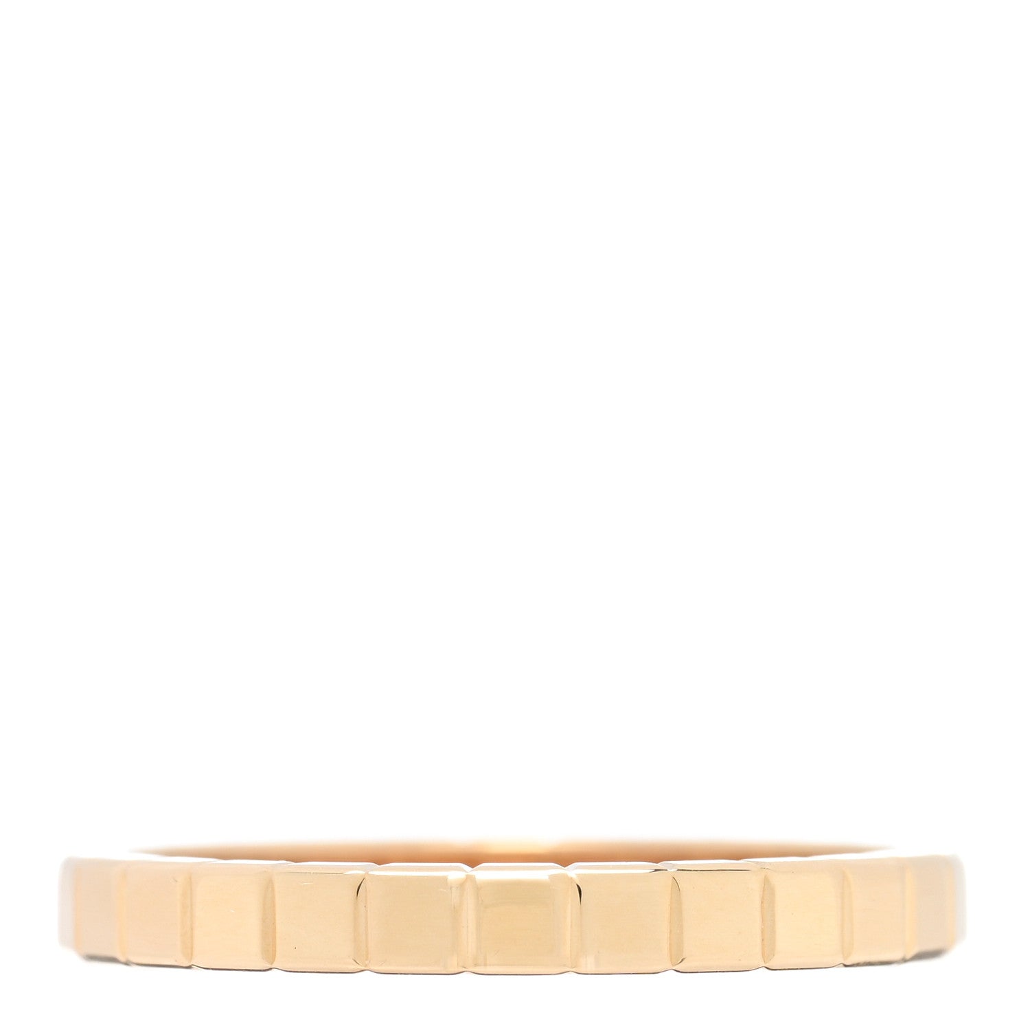 Chopard 18K Yellow Gold Diamond Ice Cube Band Ring 55 7.25 3 of 5