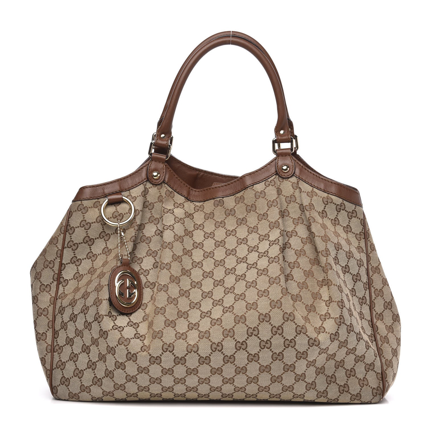 Gucci Monogram Large Sukey Tote Brown 1 of 15