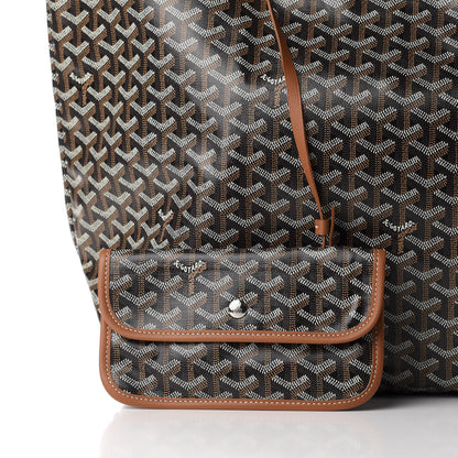 Goyard Goyardine Saint Louis GM Black Gold 9 of 11