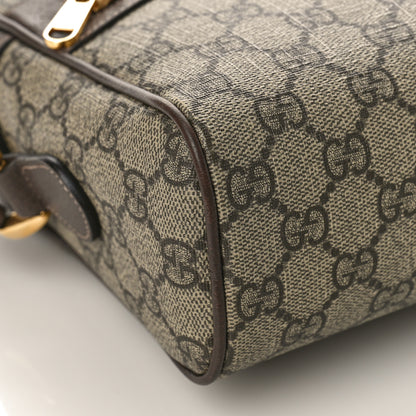 Gucci GG Supreme Monogram Web Small Ophidia Shoulder Bag Brown 8 of 10