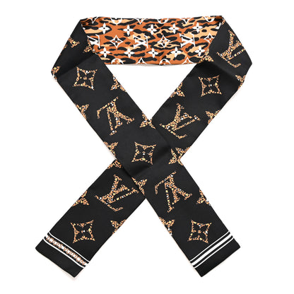 Louis Vuitton Silk Monogram Giant Jungle Bandeau Black 1 of 3