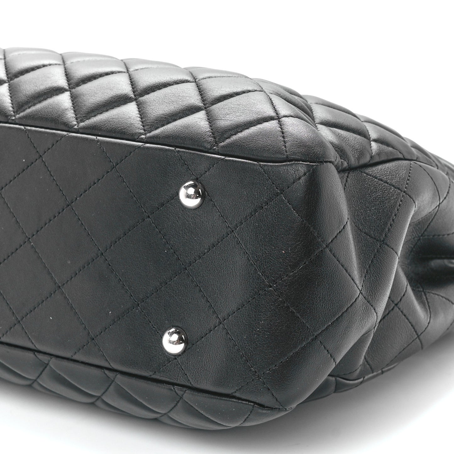 Calfskin Quilted Timeless Tote Black