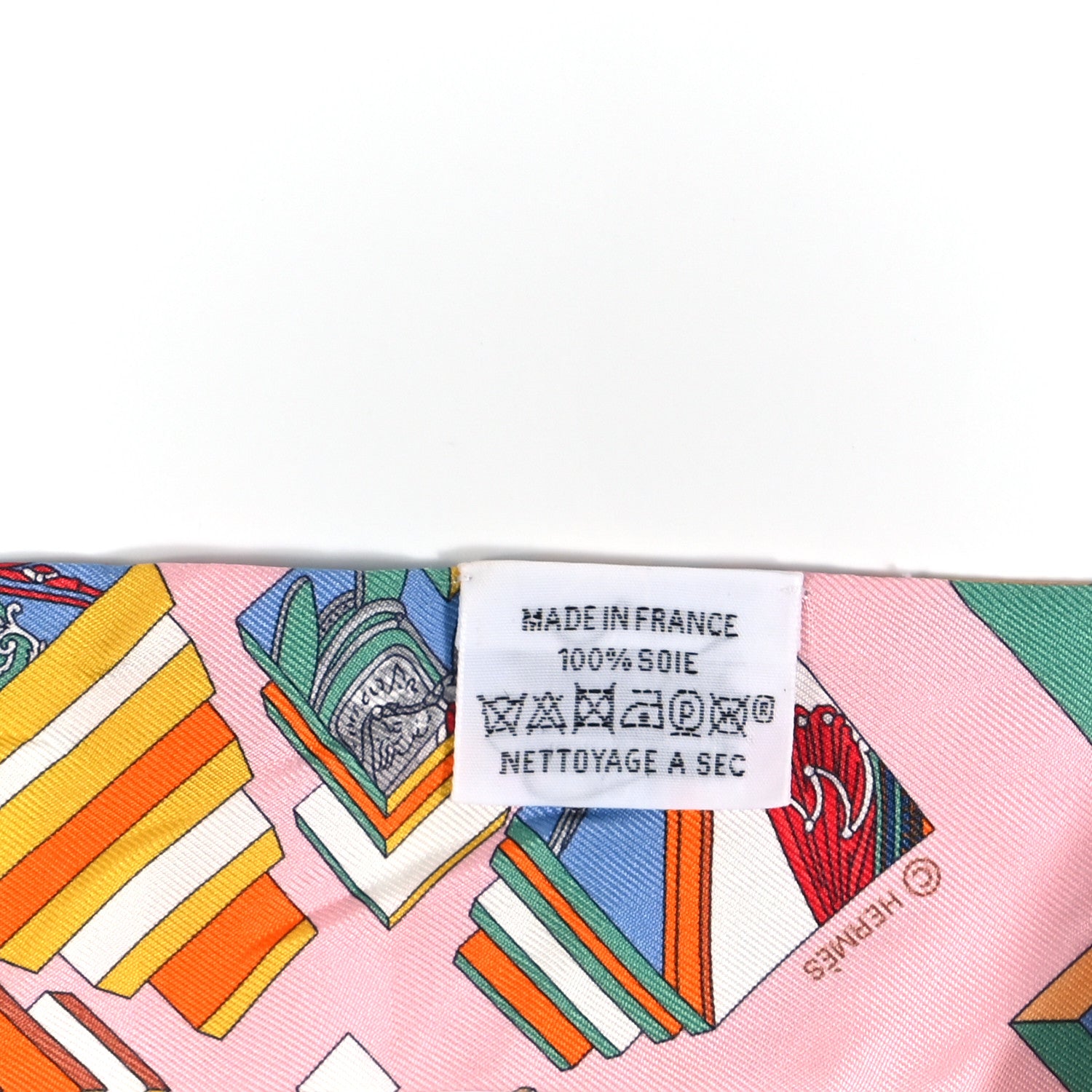 Hermes Silk Springs Springs Twilly Rose Vert Multicolor 3 of 3