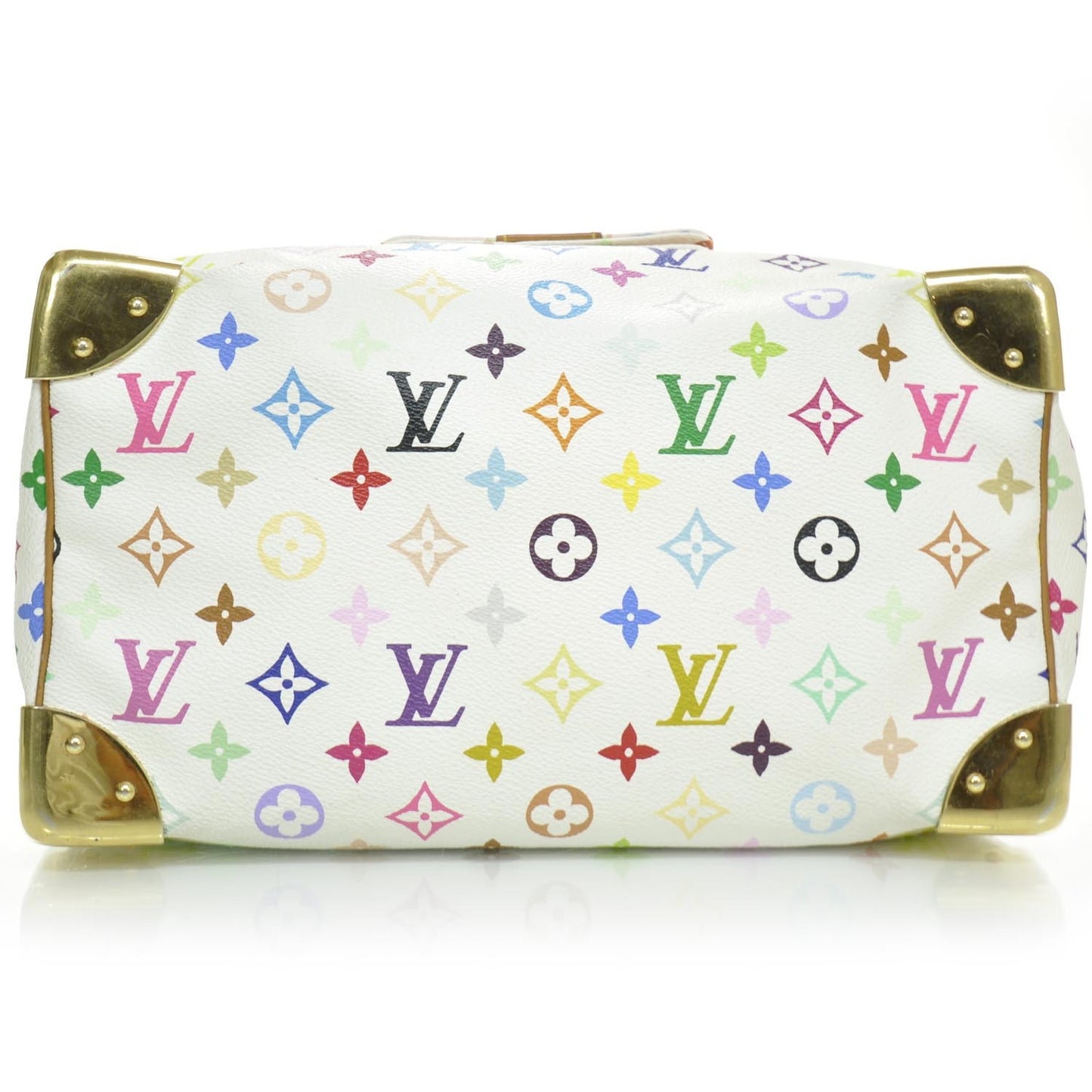 Monogram Multicolor Speedy 30 White