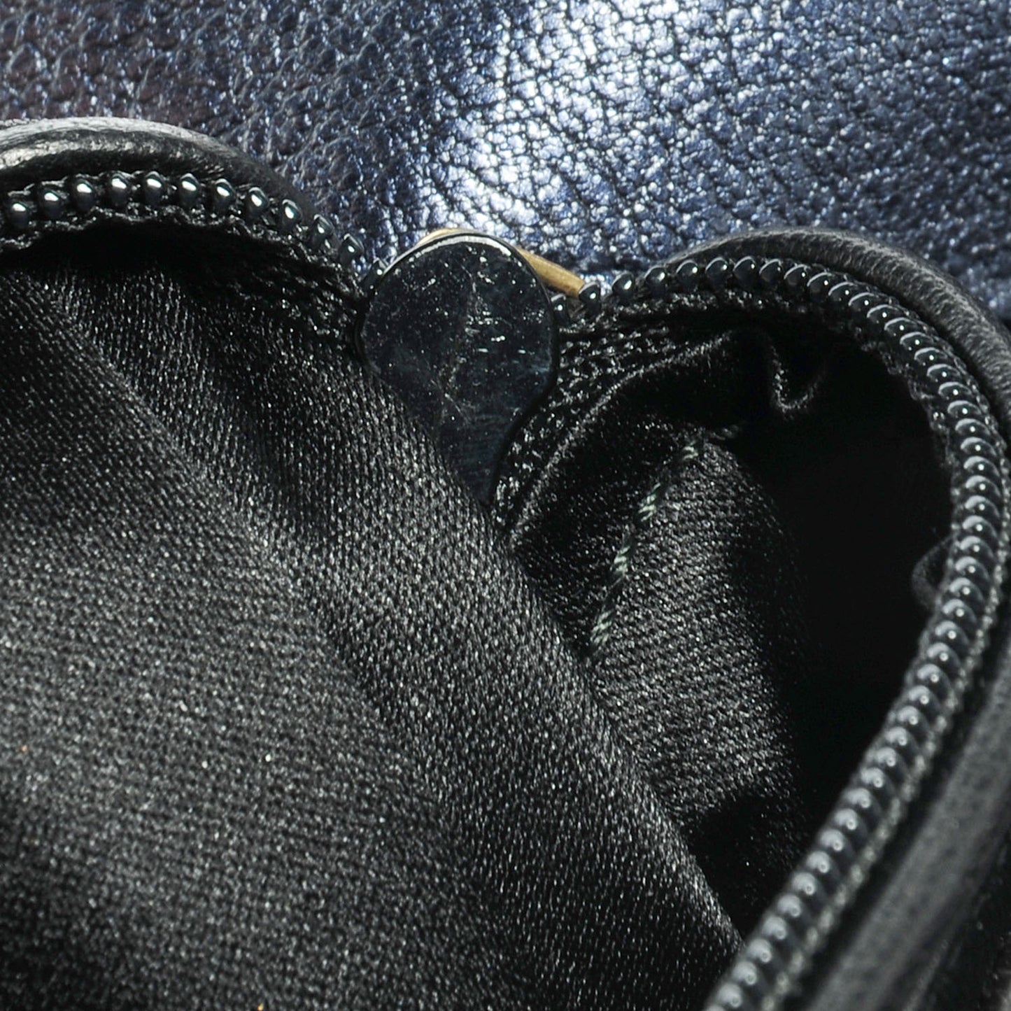 Leather Large Roady Navy