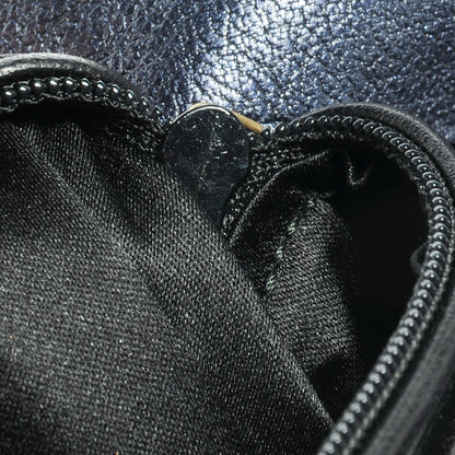 Saint Laurent Leather Large Roady Navy 9 of 10