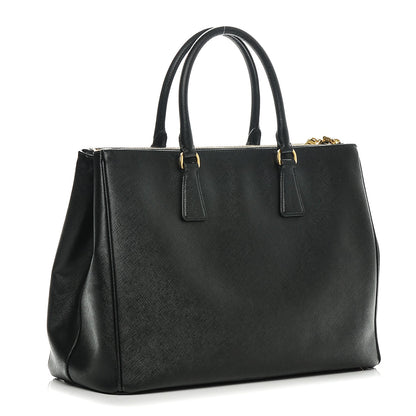 Prada Saffiano Large Galleria Double Zip Tote Black 3 of 7