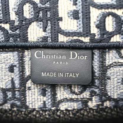 Christian Dior Oblique Small Book Tote Blue Multicolor 6 of 11