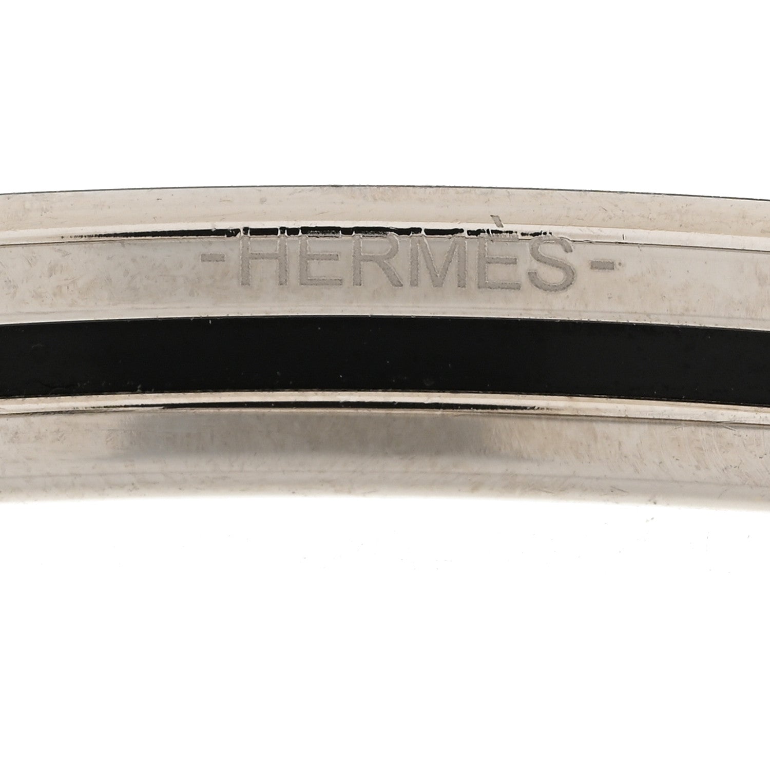Hermes Enamel Quadrige Printed Extra Narrow Bracelet 65 4 of 4