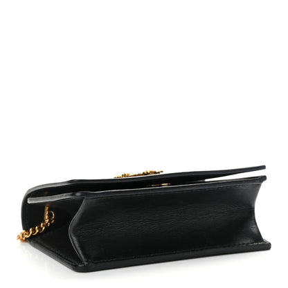 Versace Vitello Mini Virtus Chain Clutch Black 4 of 12