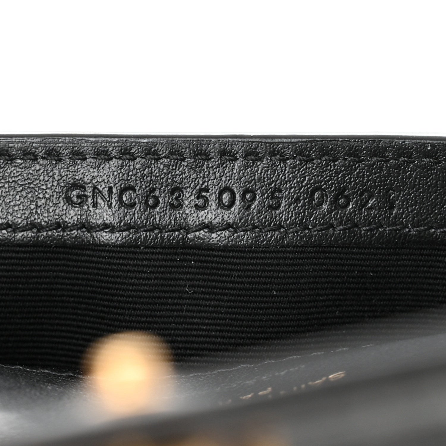 Saint Laurent Crocodile Embossed Monogram Phone Holder Crossbody Black 7 of 10