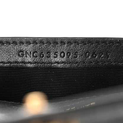 Saint Laurent Crocodile Embossed Monogram Phone Holder Crossbody Black 7 of 10