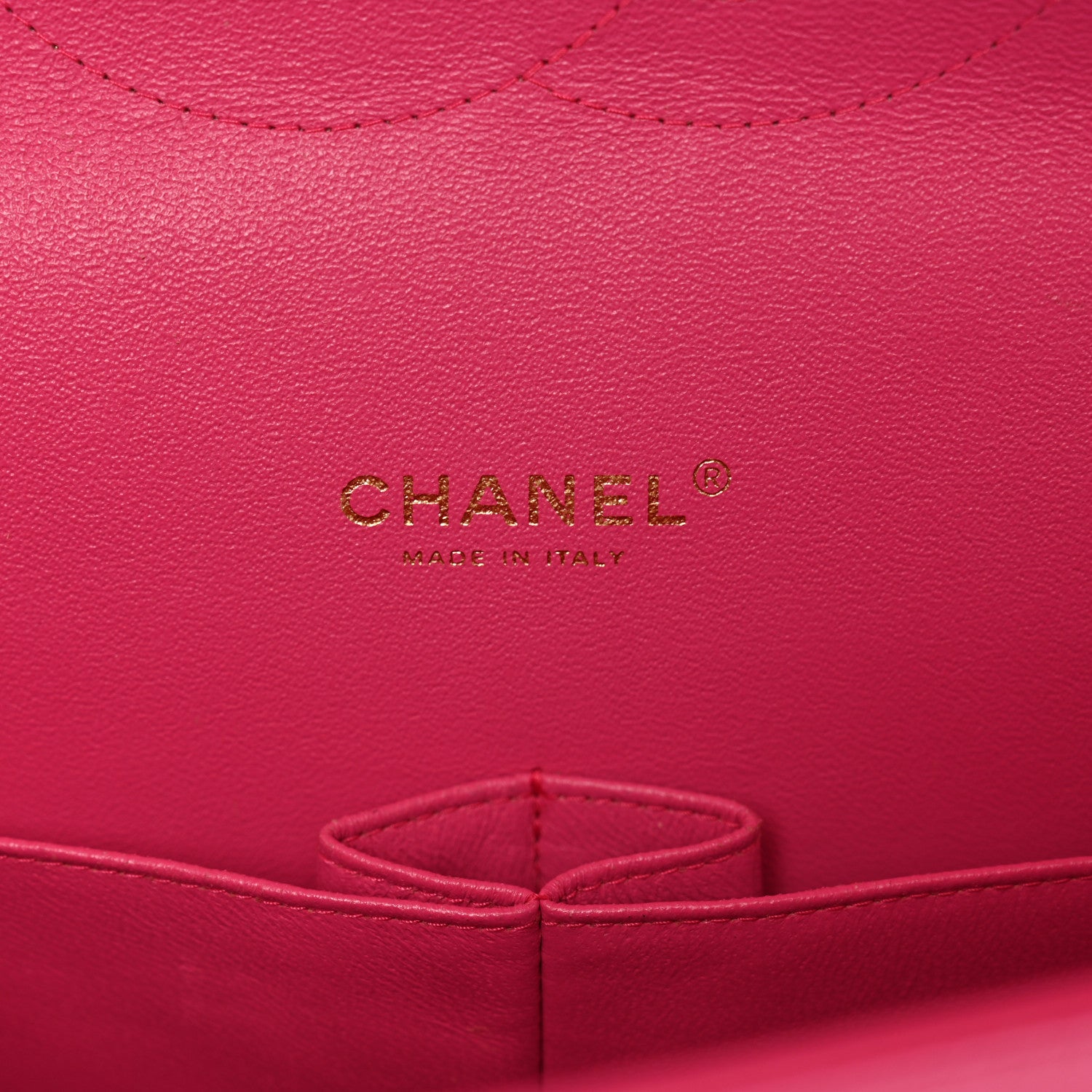 Chanel Lambskin Quilted Maxi Double Flap Fuchsia 6 of 14
