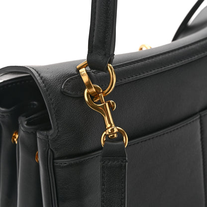 Balenciaga Natural Smooth Calfskin Small Rodeo Top Handle Handbag Black 11 of 12
